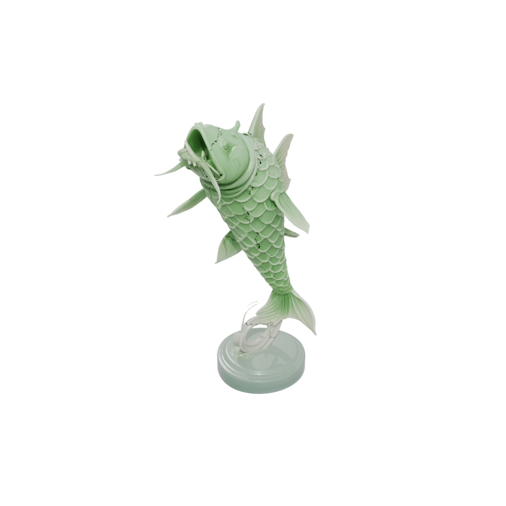 Glow Armored Flexi Koi Fish