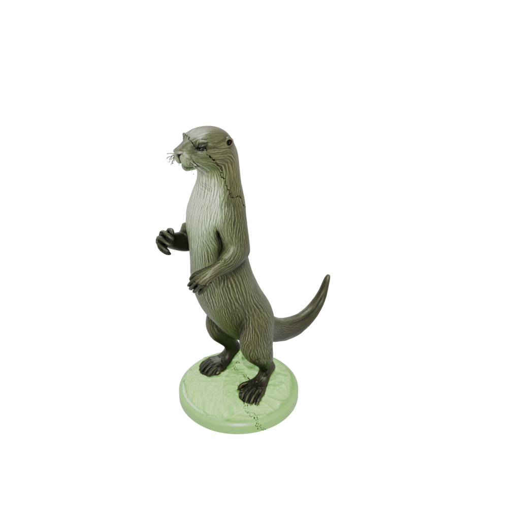 Glow Armored Flexi River Otter