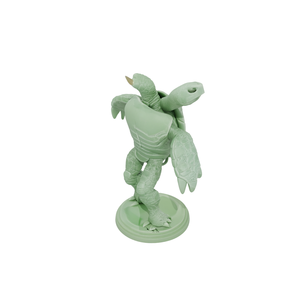Glow Armored Flexi Sea Turtle