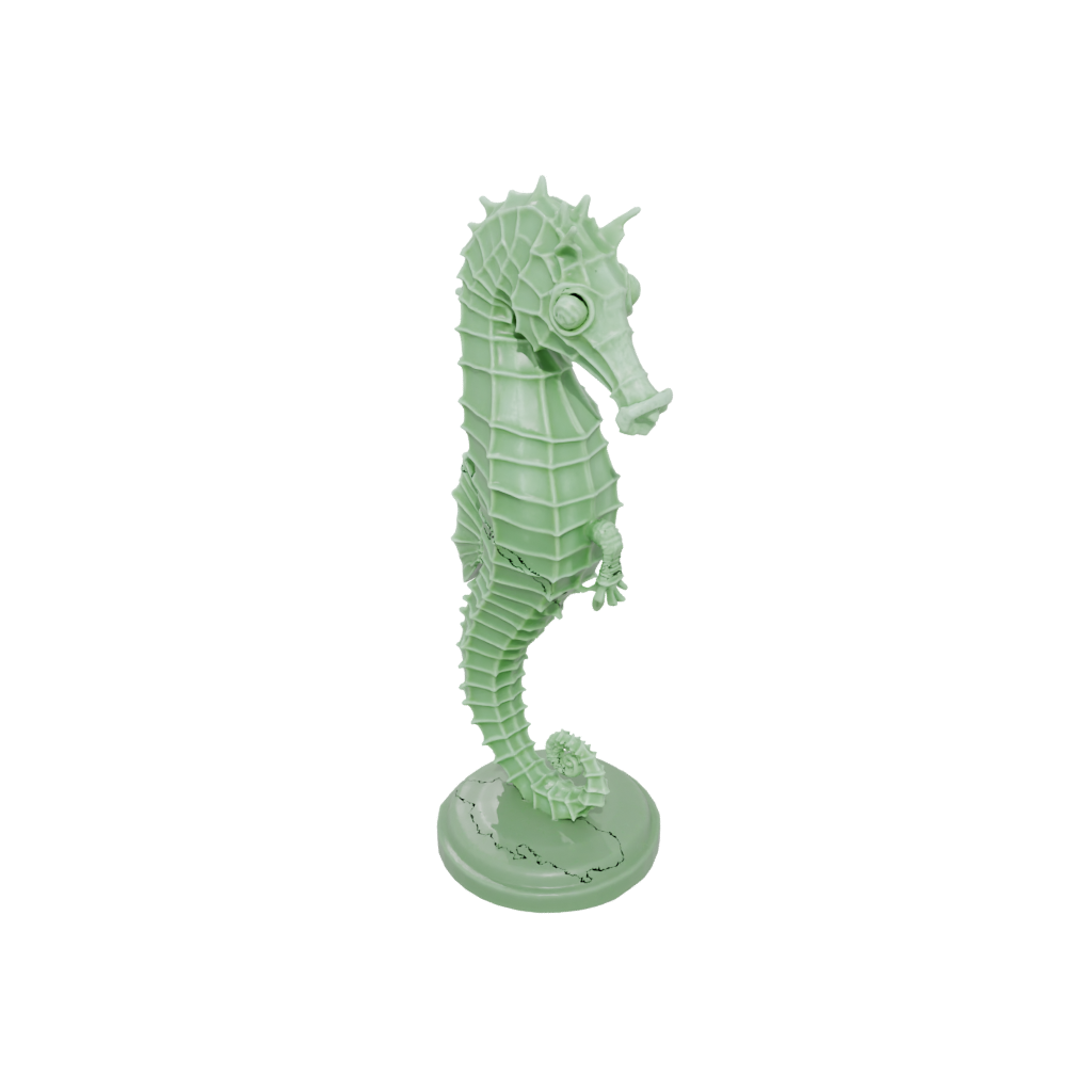 Glow Armored Flexi Seahorse