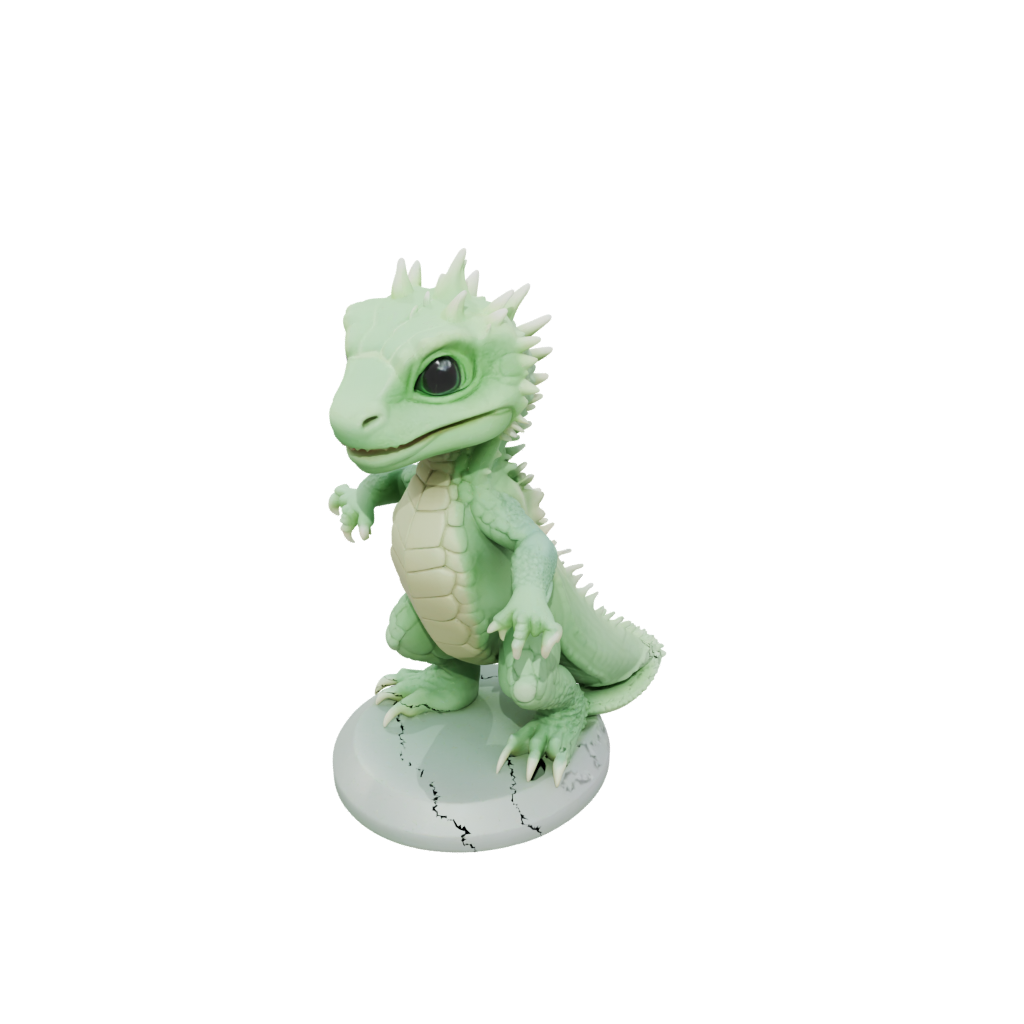 Glow Chibi Flexi Bearded Dragon