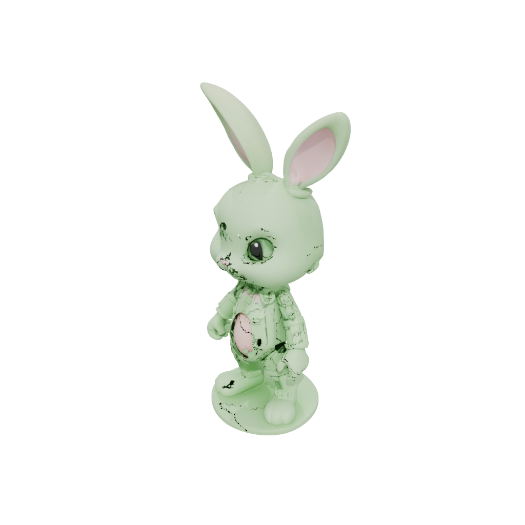 Glow Chibi Flexi Bunny Rabbit