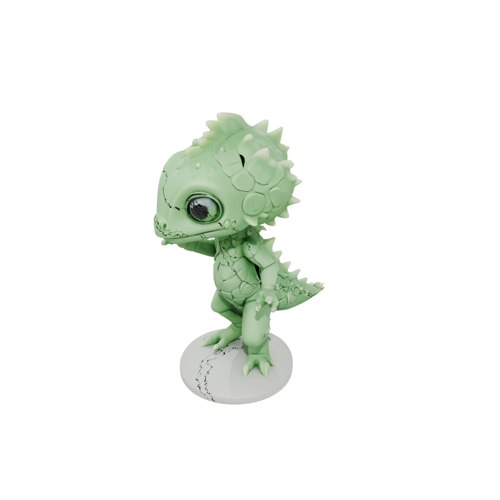 Glow Chibi Flexi Chameleon