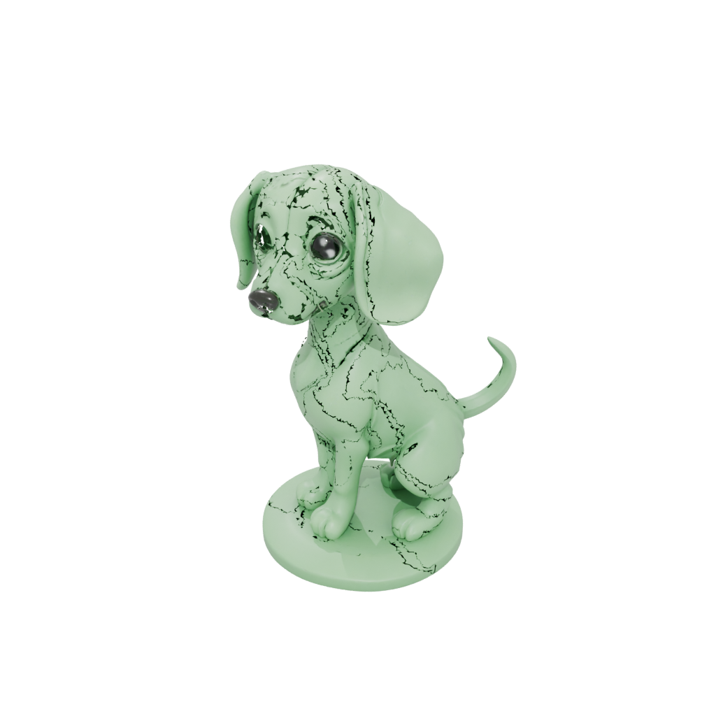 Glow Chibi Flexi Dachshund Dog
