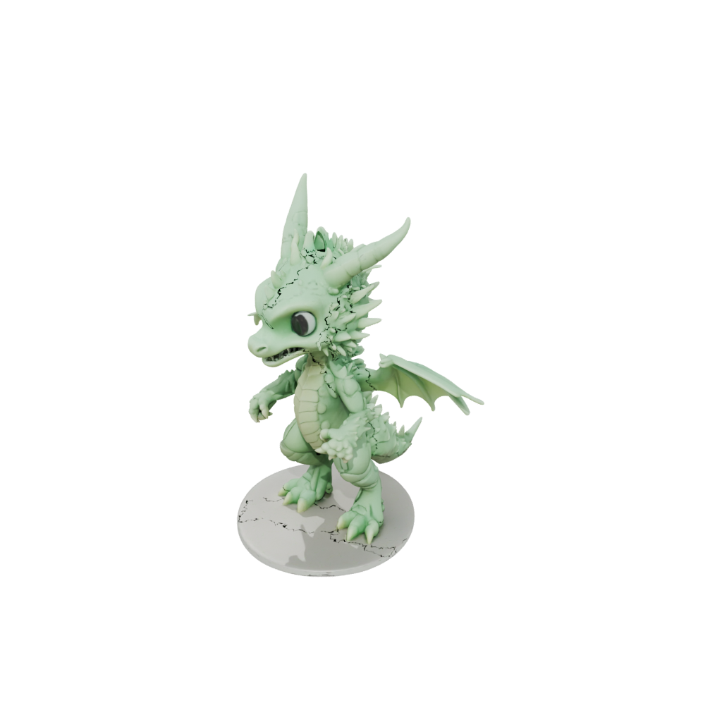 Glow Chibi Flexi Dragon