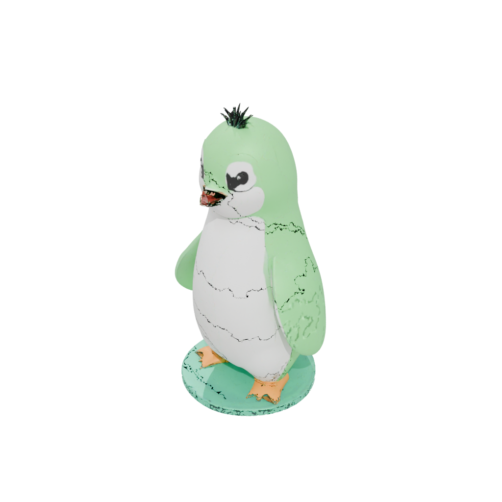 Glow Chibi Flexi Emperor Penguin
