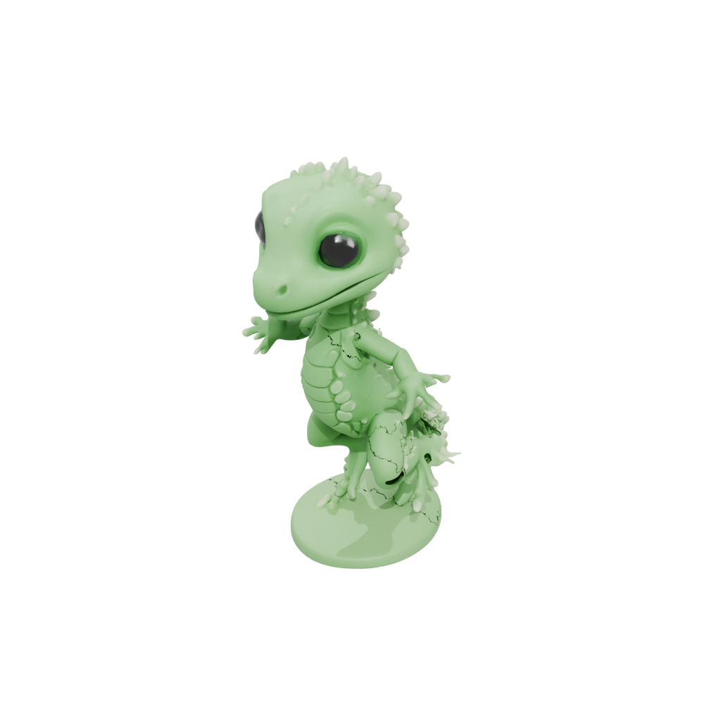 Glow Chibi Flexi Gecko