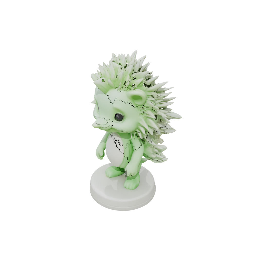 Glow Chibi Flexi Hedgehog