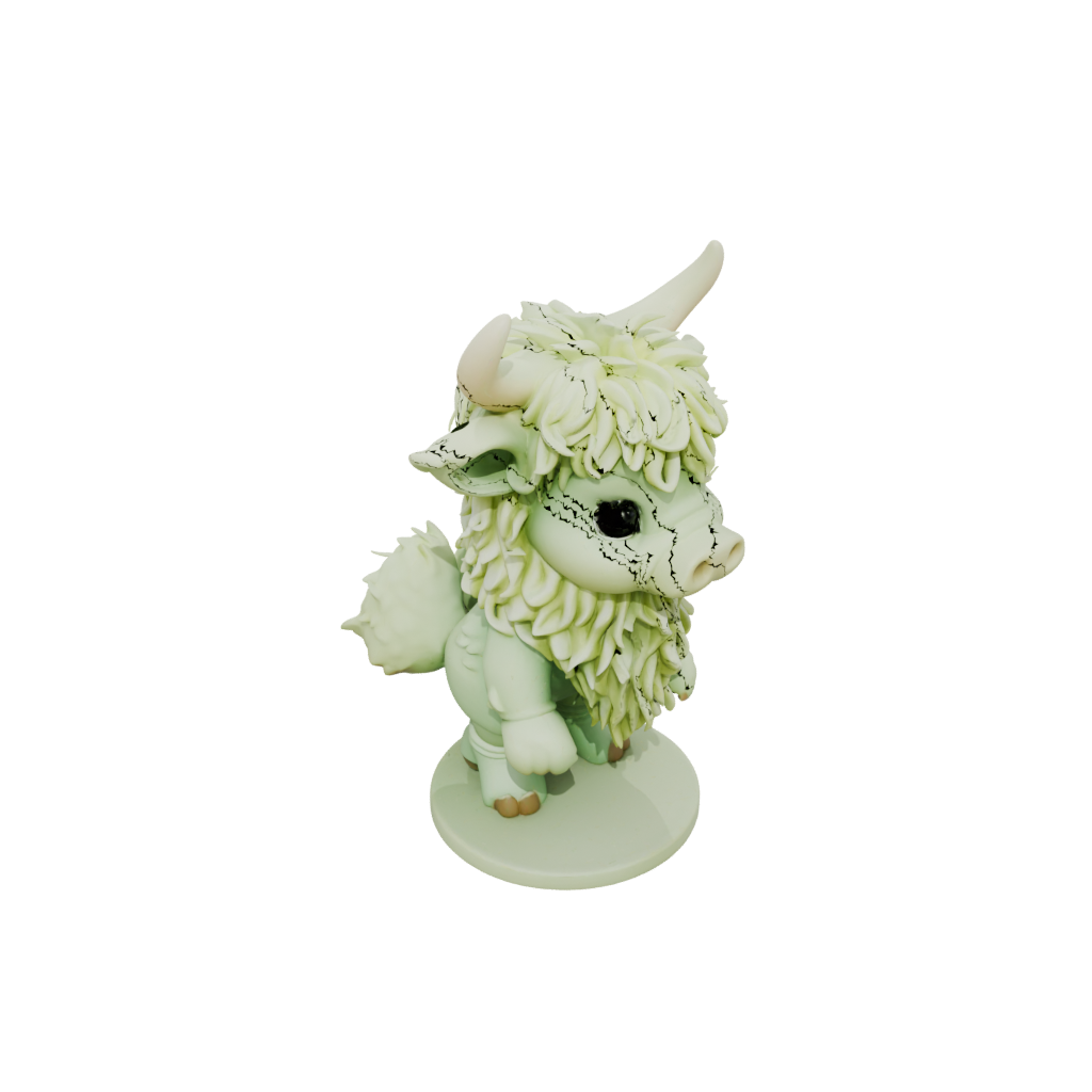 Glow Chibi Flexi Highland Cow