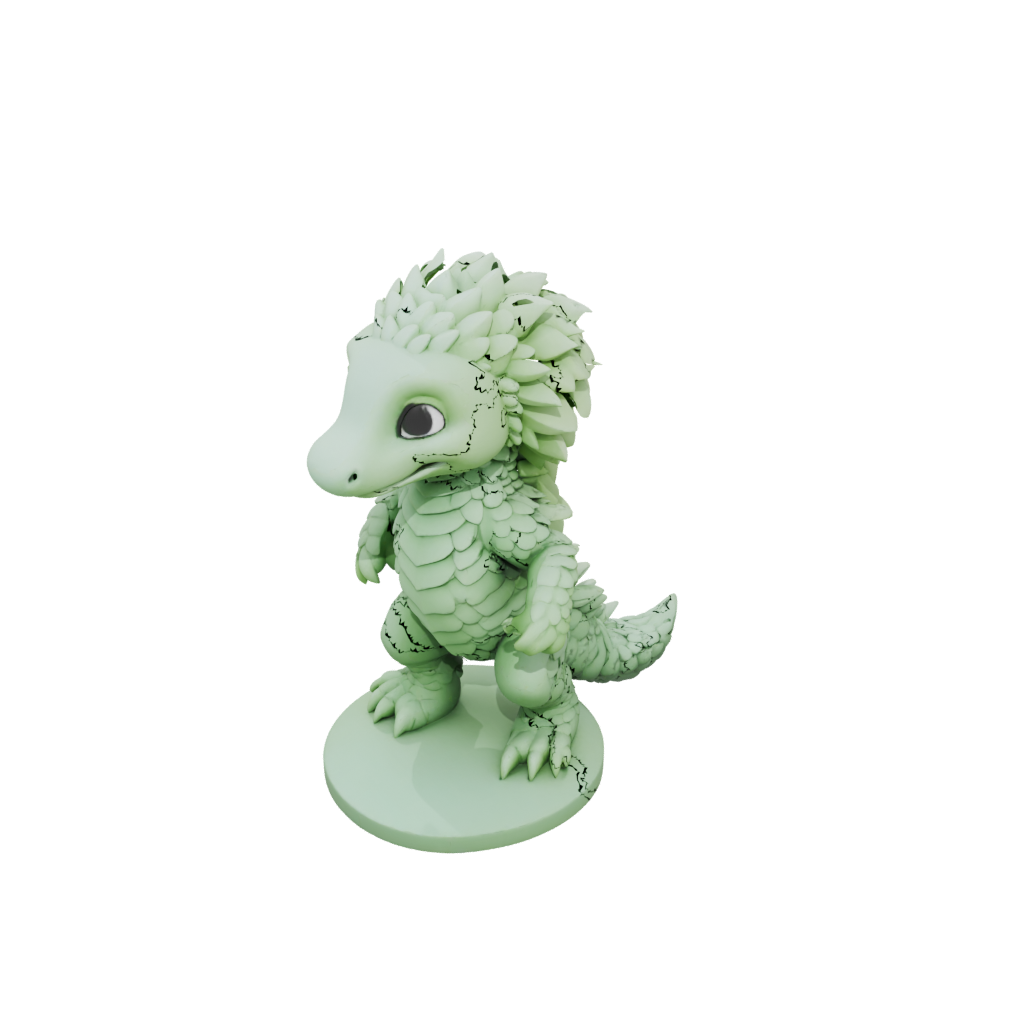 Glow Chibi Flexi Pangolin