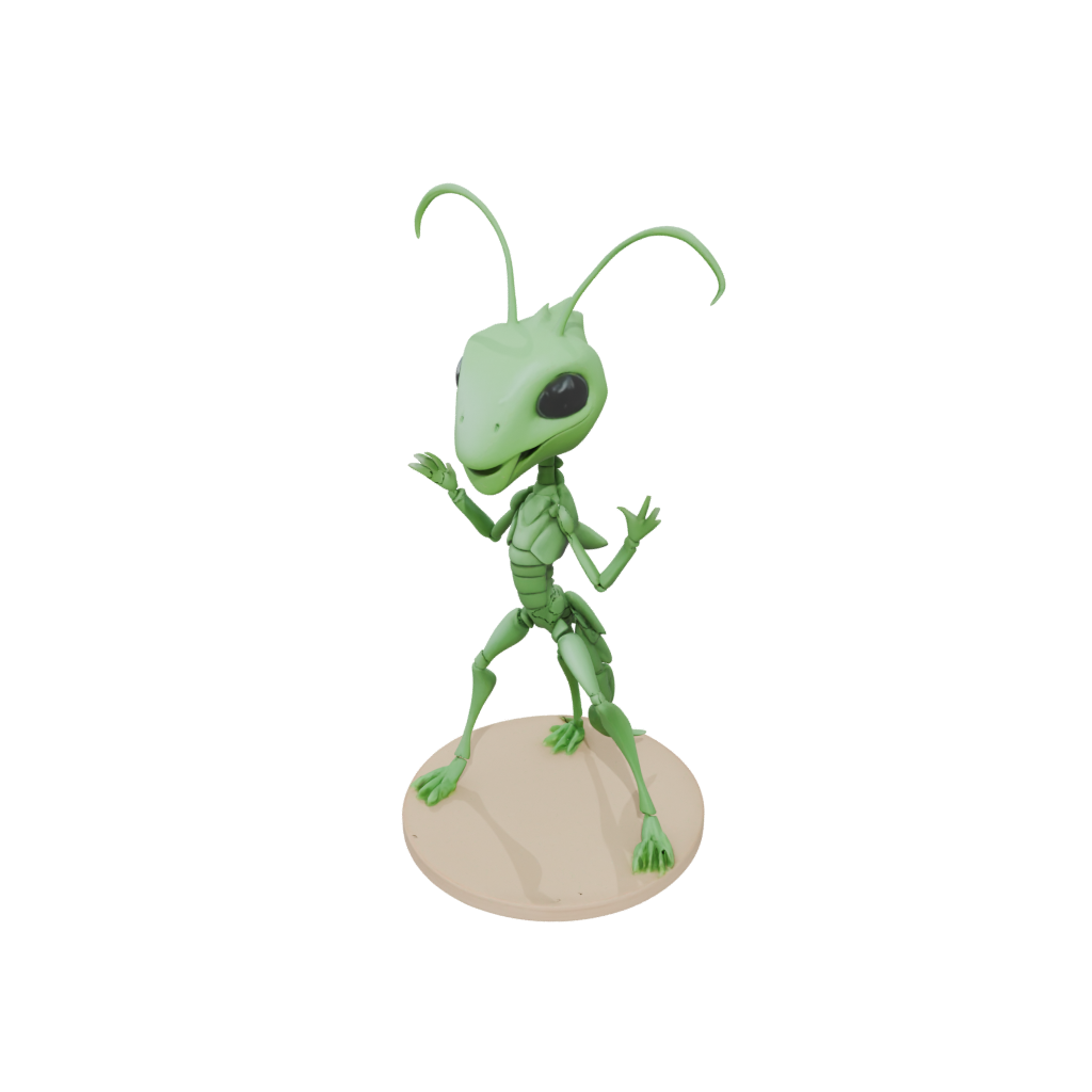 Glow Chibi Flexi Praying Mantis