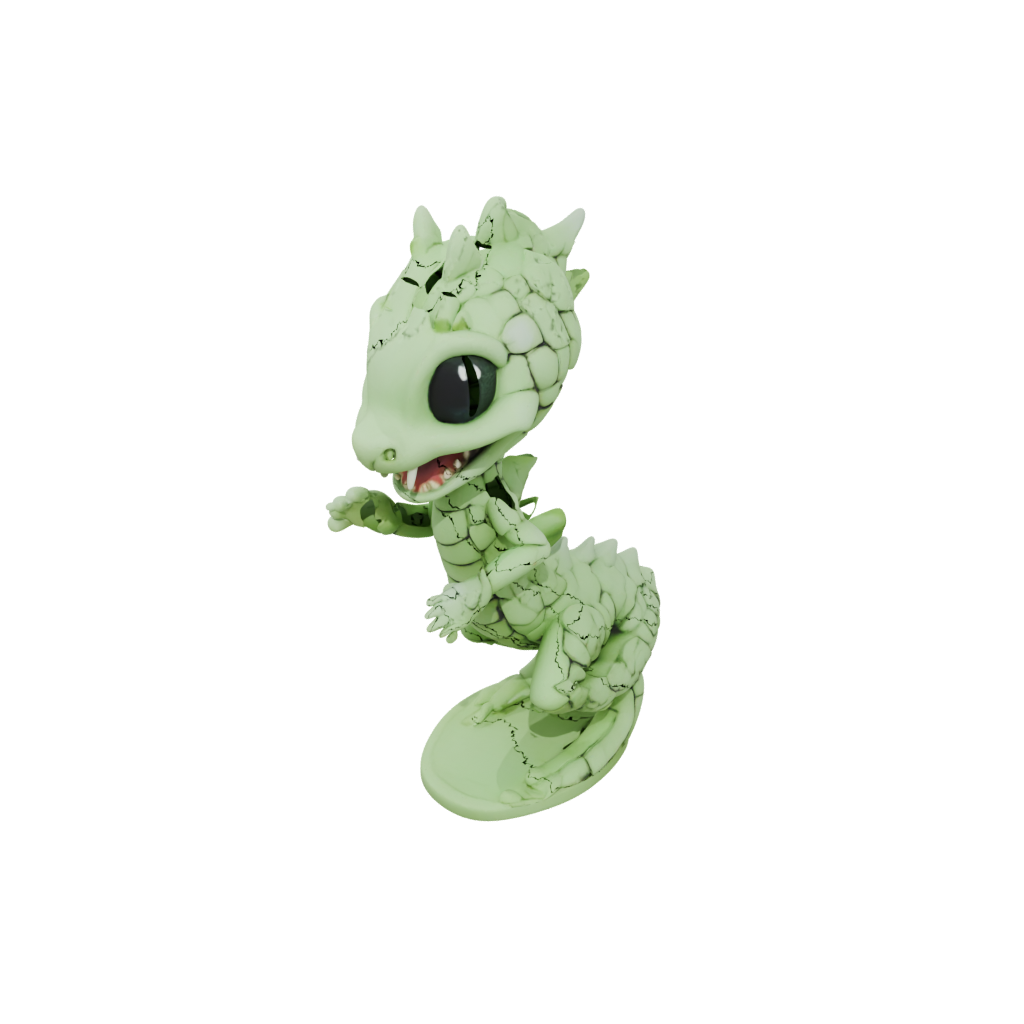 Glow Chibi Flexi Rattlesnake