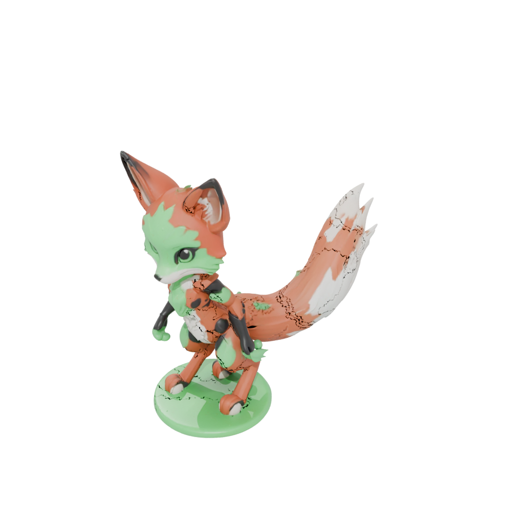 Glow Chibi Flexi Red Fox