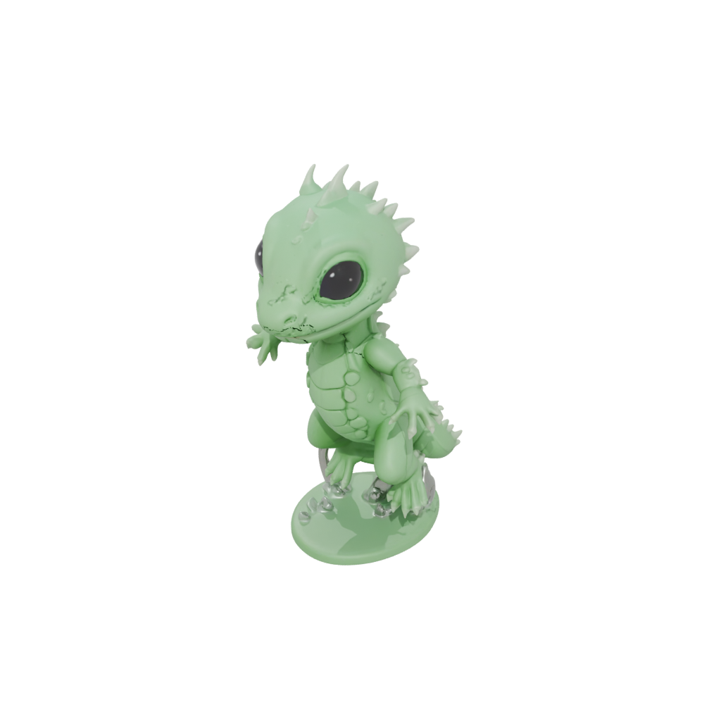 Glow Chibi Flexi Salamander