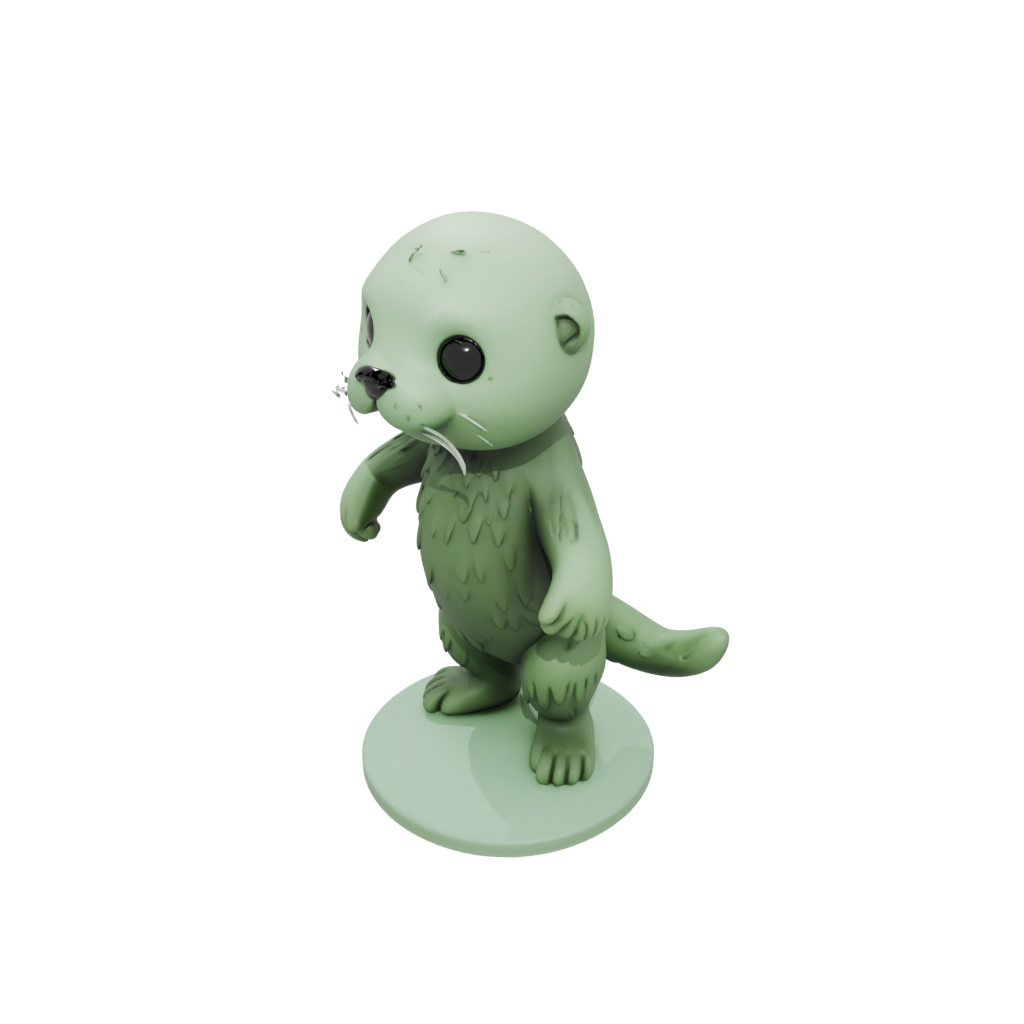 Glow Chibi Flexi Sea Otter
