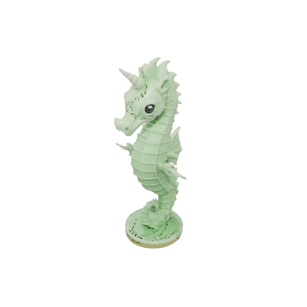 Glow Chibi Flexi Seahorse