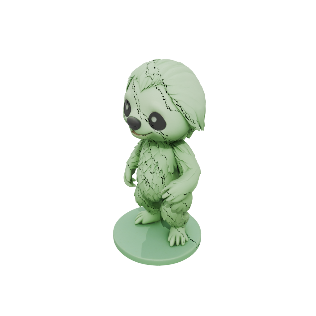 Glow Chibi Flexi Sloth