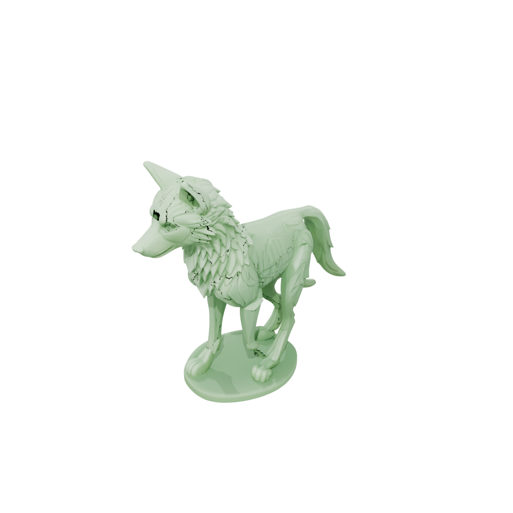Glow Flexi Wolf Pup