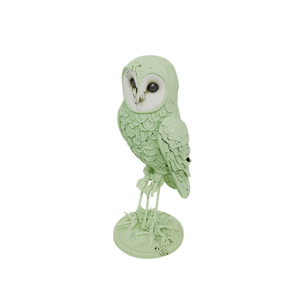 Glow Floral Flexi Barn Owl