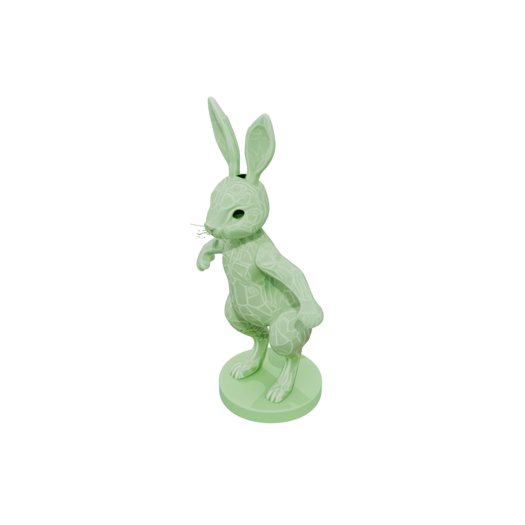 Glow Floral Flexi Bunny Rabbit