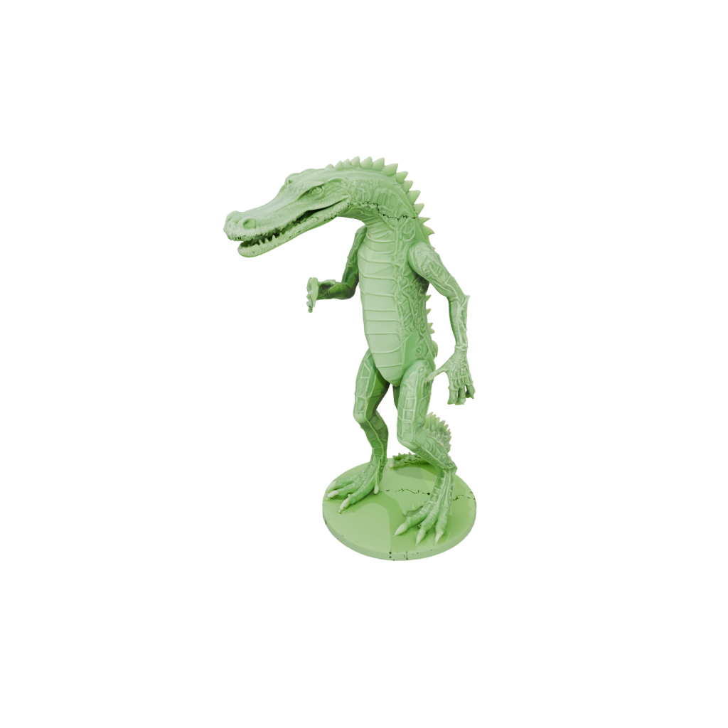 Glow Floral Flexi Crocodile