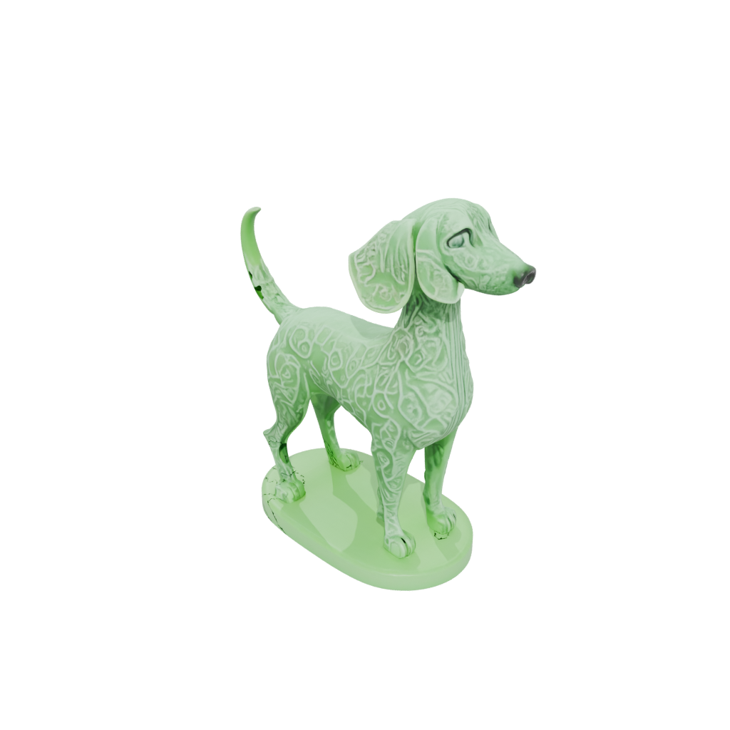 Glow Floral Flexi Dachshund Dog