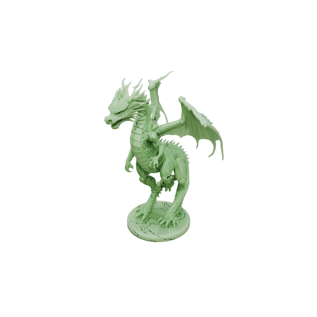 Glow Floral Flexi Dragon