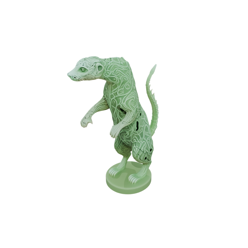 Glow Floral Flexi Ferret