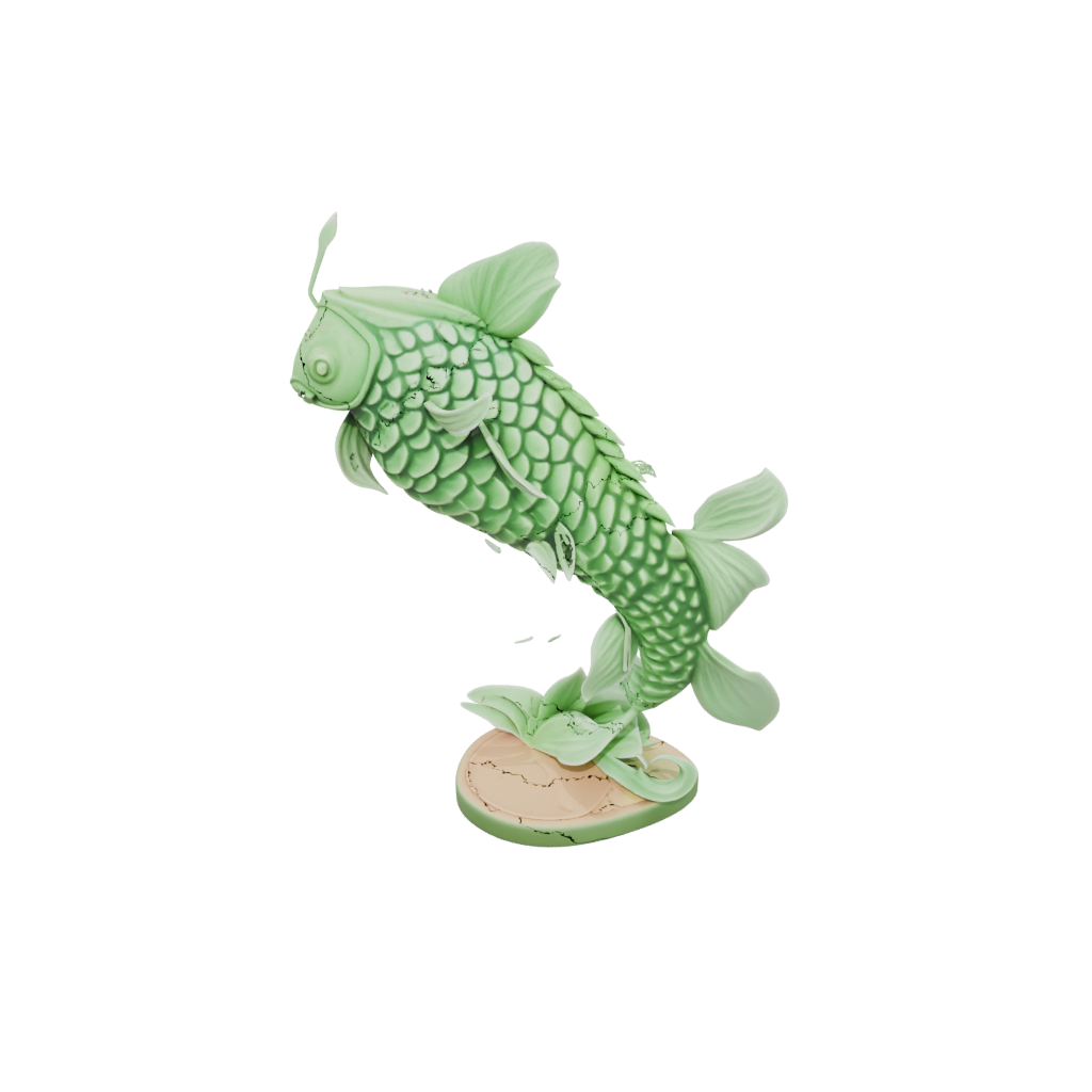 Glow Floral Flexi Koi Fish