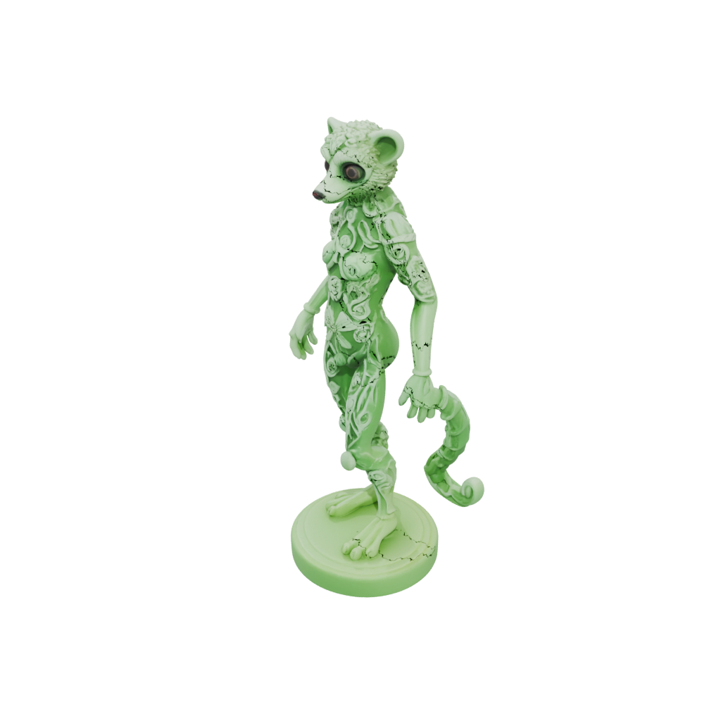 Glow Floral Flexi Lemur