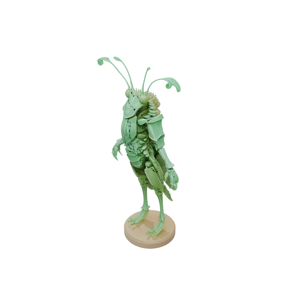 Glow Floral Flexi Mantis Shrimp