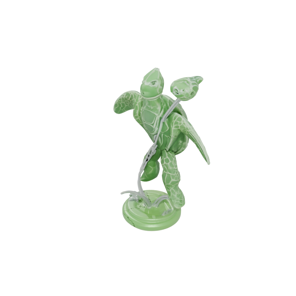 Glow Floral Flexi Sea Turtle