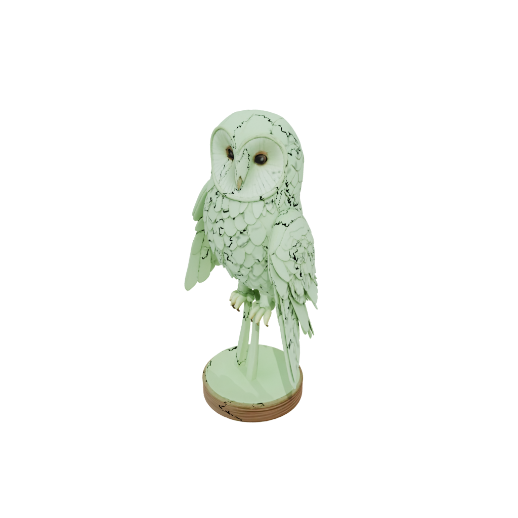 Glow Geo Flexi Barn Owl
