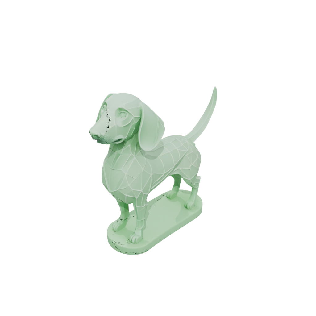 Glow Geo Flexi Dachshund Dog