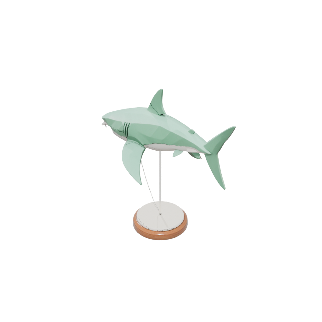 Glow Geo Flexi Great White Shark