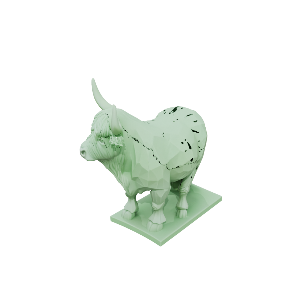 Glow Geo Flexi Highland Cow