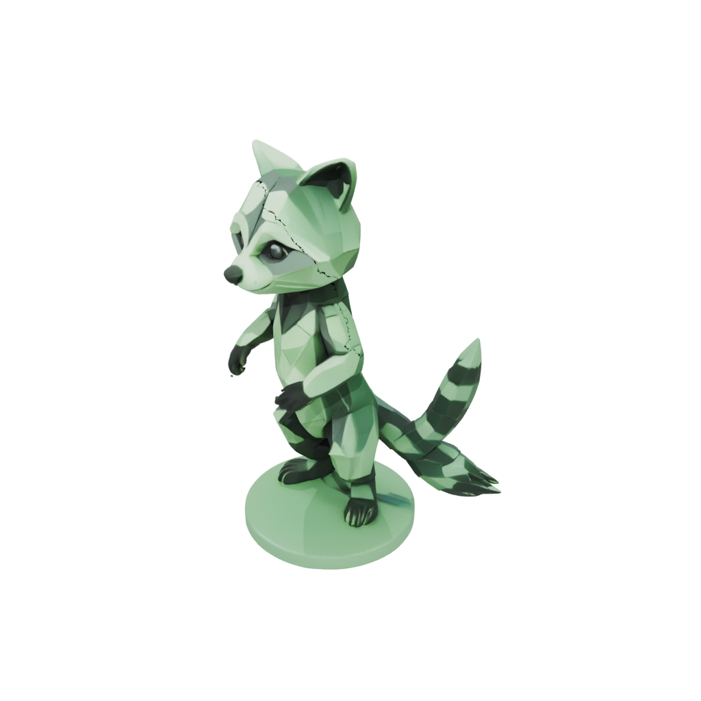 Glow Geo Flexi Raccoon