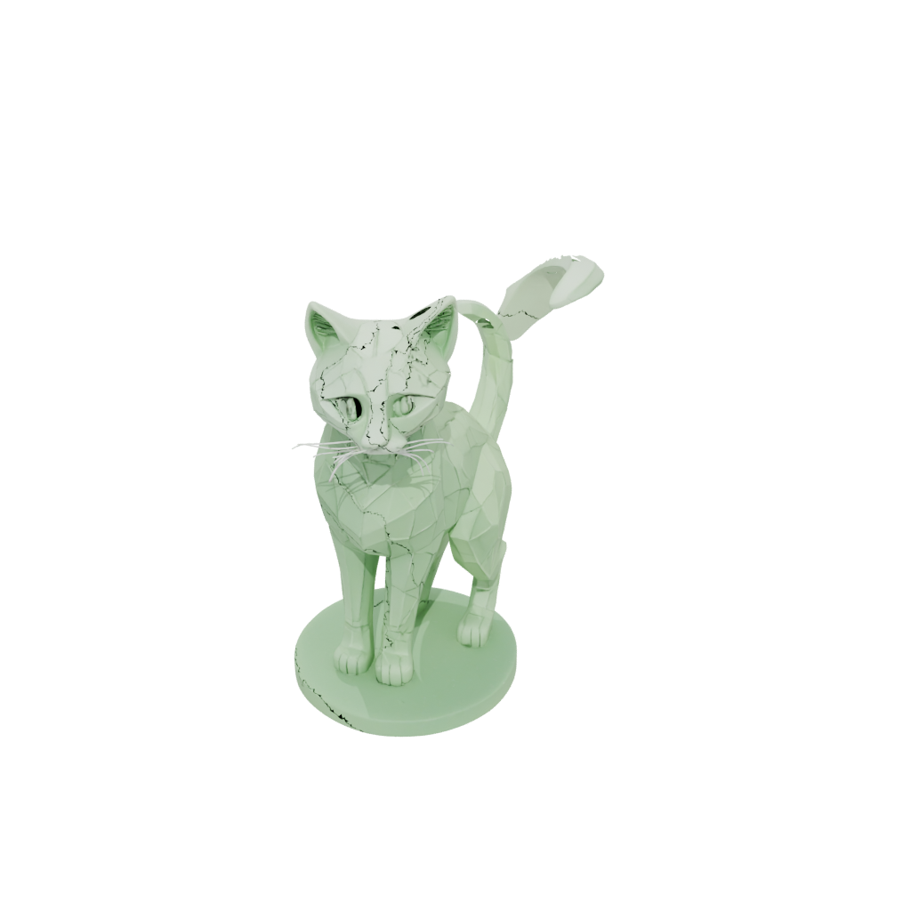 Glow Geo Flexi Tabby Cat