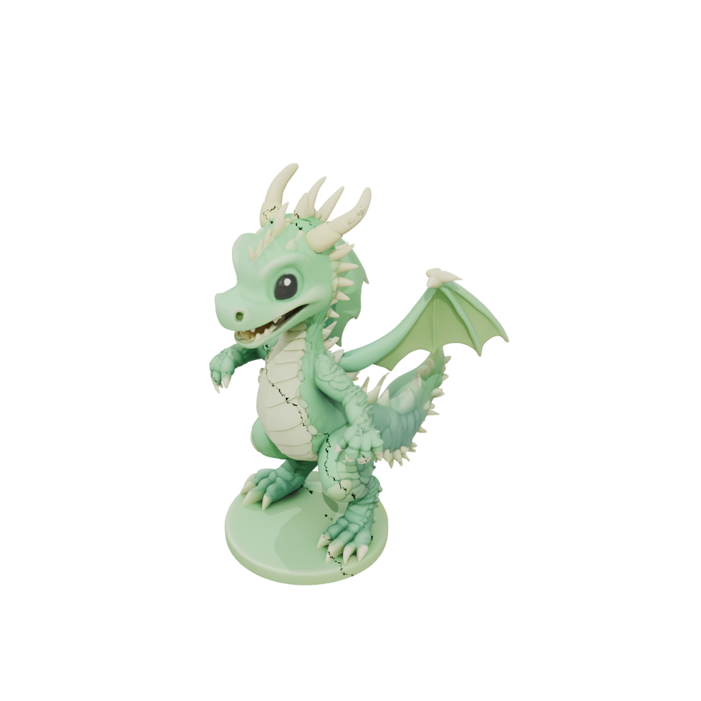 Glow Kawaii Flexi Dragon