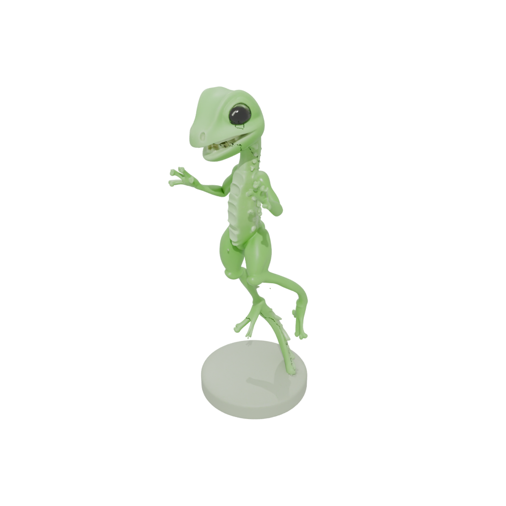Glow Kawaii Flexi Gecko