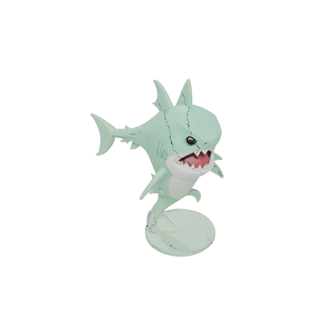 Glow Kawaii Flexi Great White Shark