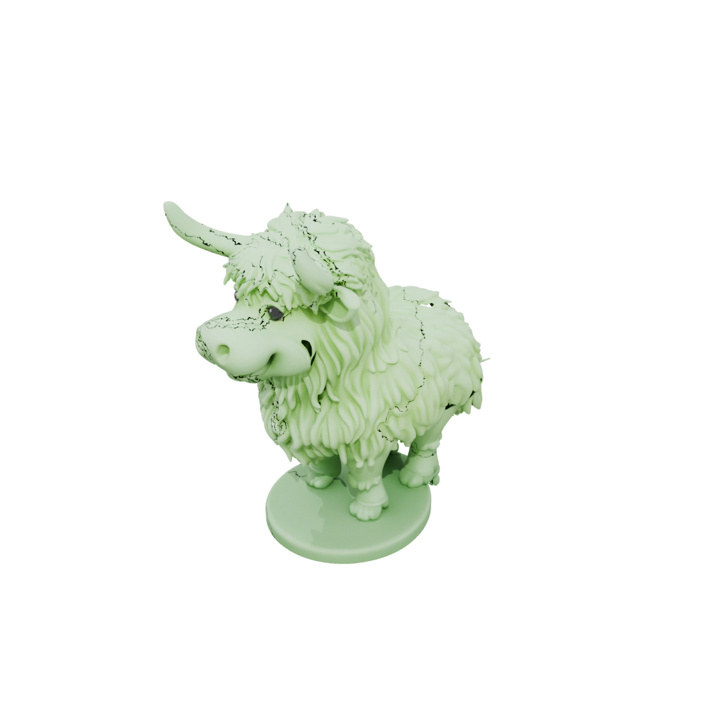 Glow Kawaii Flexi Highland Cow