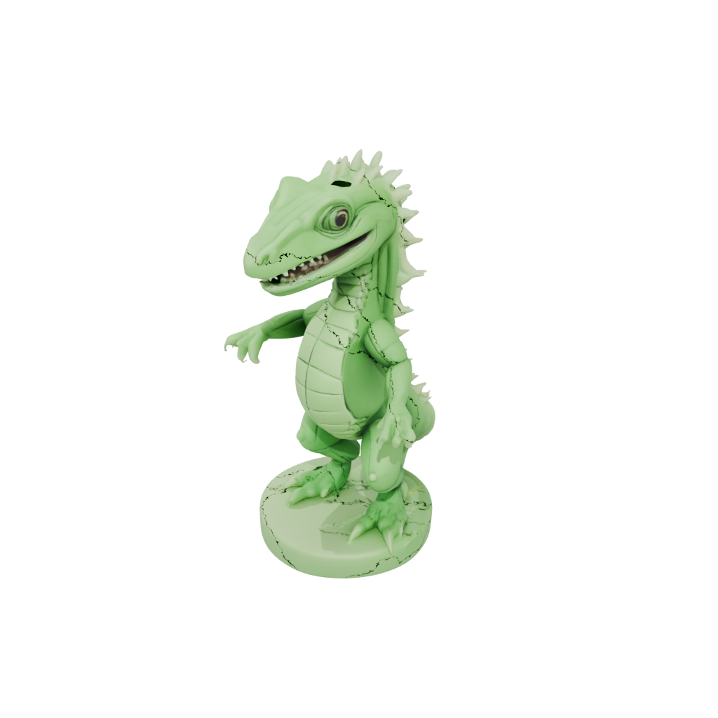 Glow Kawaii Flexi Iguana