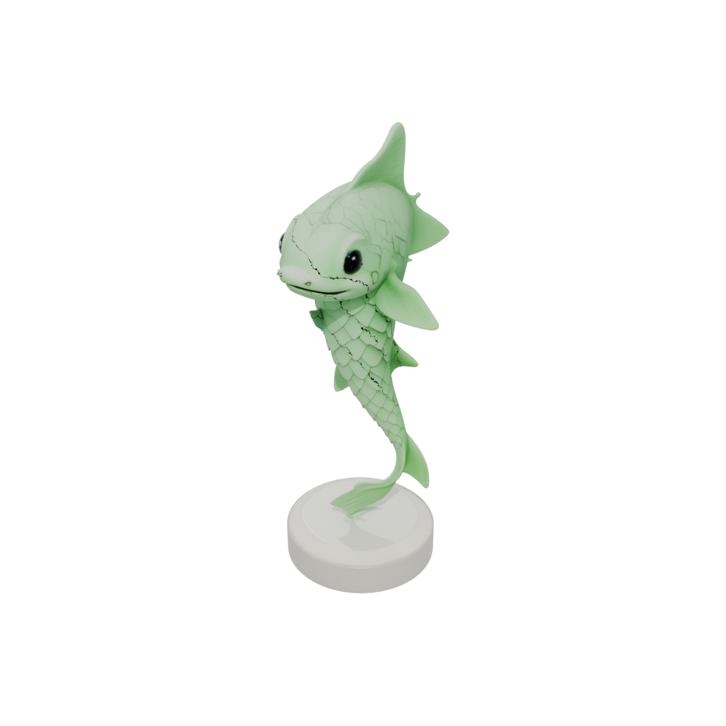 Glow Kawaii Flexi Koi Fish