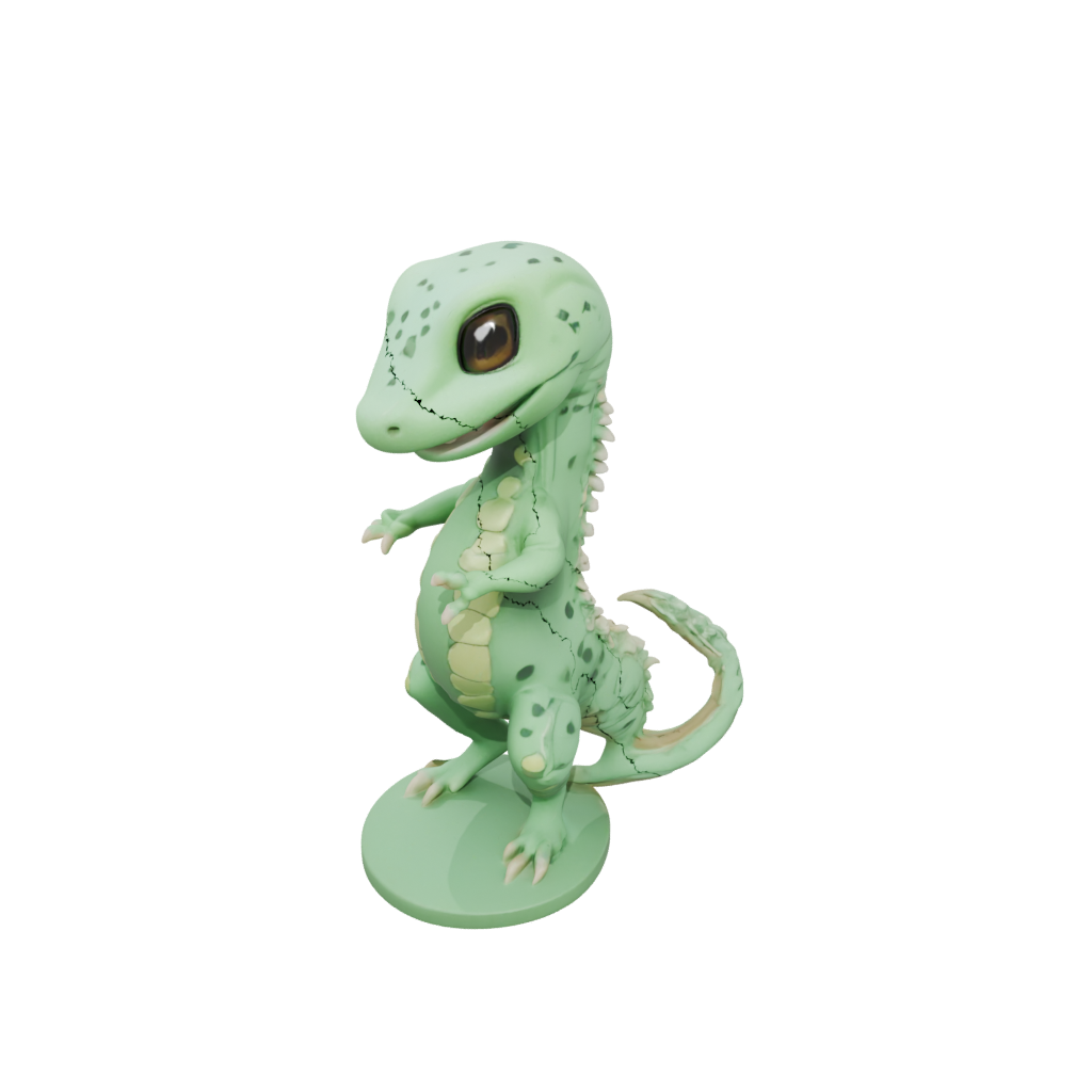 Glow Kawaii Flexi Leopard Gecko