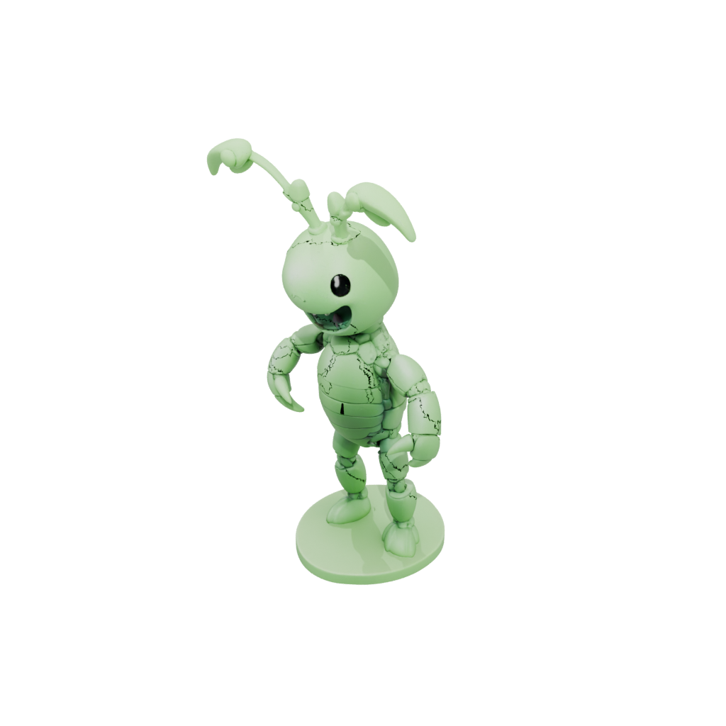Glow Kawaii Flexi Lobster