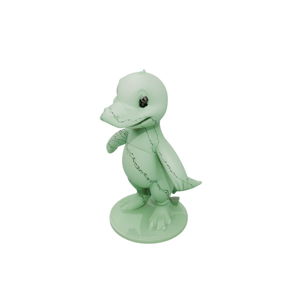 Glow Kawaii Flexi Platypus