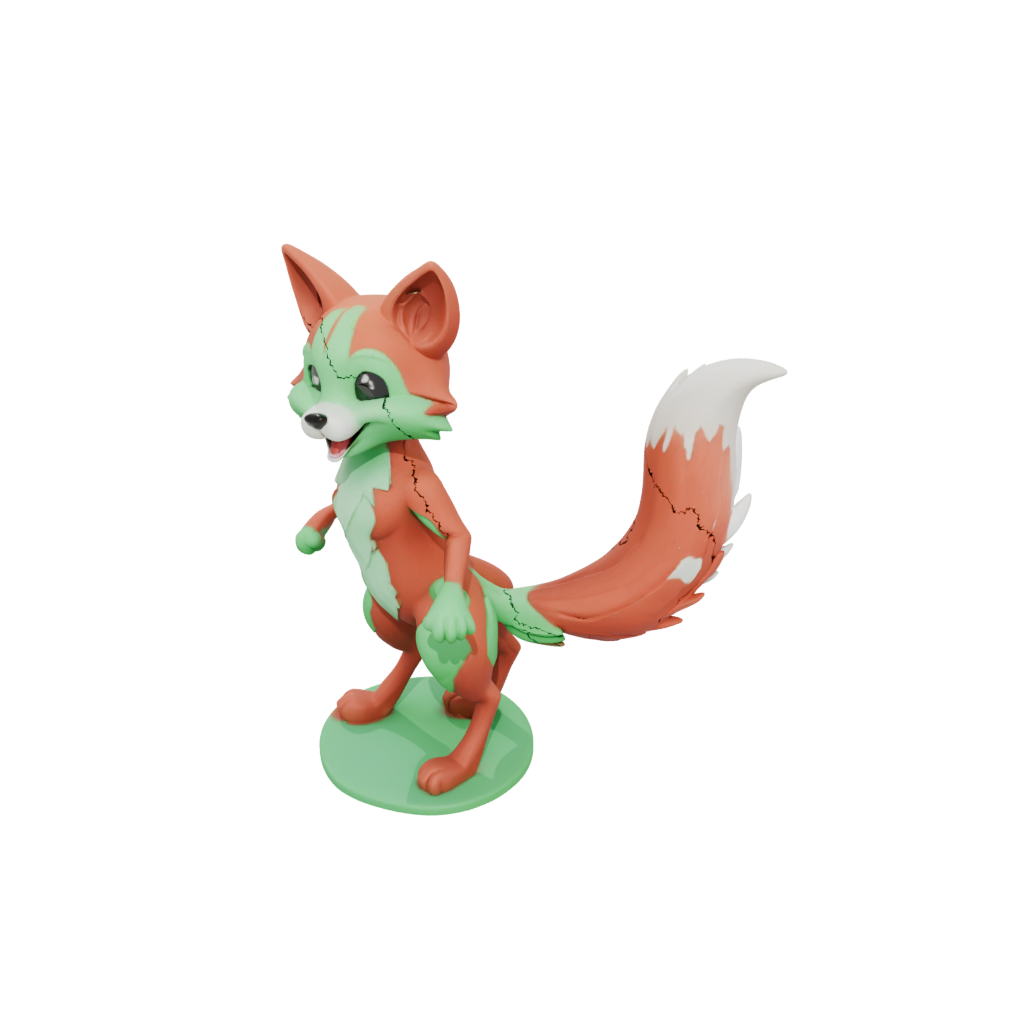 Glow Kawaii Flexi Red Fox