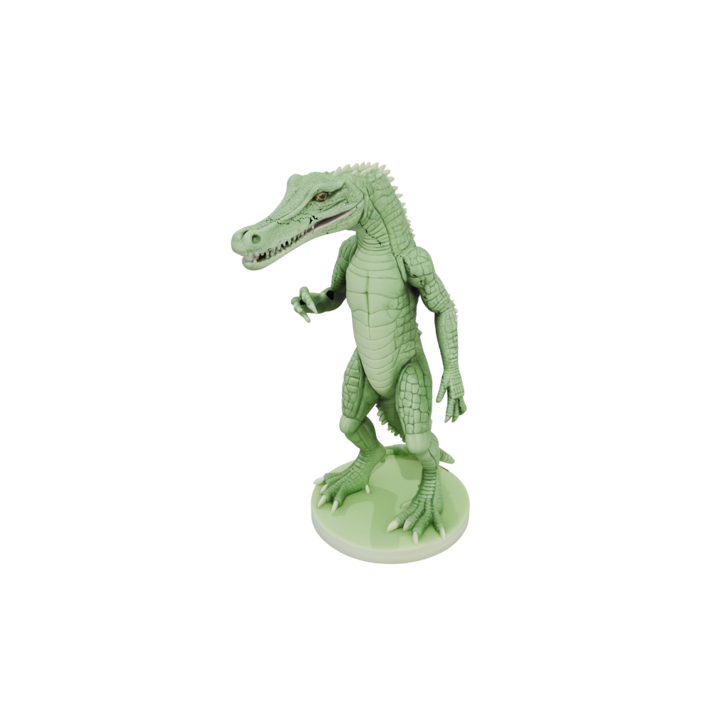 Glow Realistic Flexi Crocodile