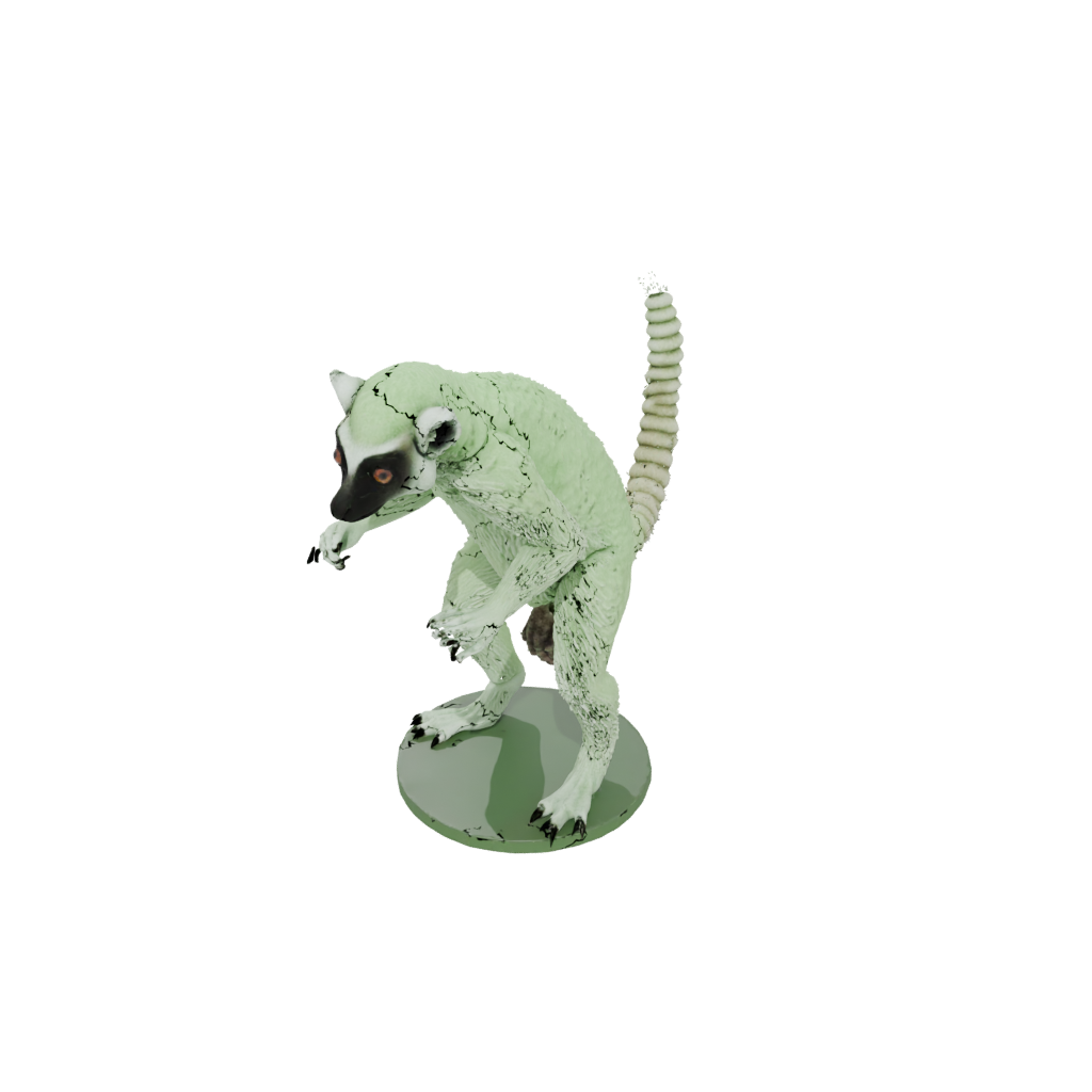 Glow Realistic Flexi Lemur